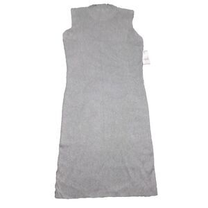 New Ophelia Roe Dress Womens Size XL Sleeveless Ribbed Maxi Mock Neck Fitting